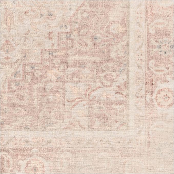 RUGGABLE Washable Runner Rug – Kamran Soft Pink 2.5x10, Stain-Resistant - Image 4
