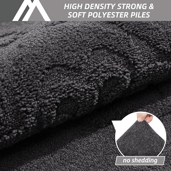 COSY HOMEER Door Mat 32”x48”, Absorbent Dirt Trapper Entryway Rugs, Non-Slip - Image 3