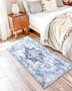 COMSLE Washable Door Mat, Front Door Mat Indoor Faux Wool Absorbent Small Rugs - Image 5