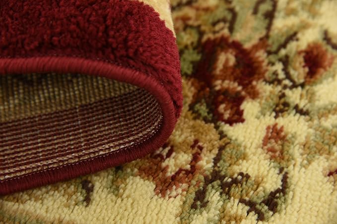 Unique Loom Versailles Collection Traditional Classic Floral Motif Area Rug - Image 8