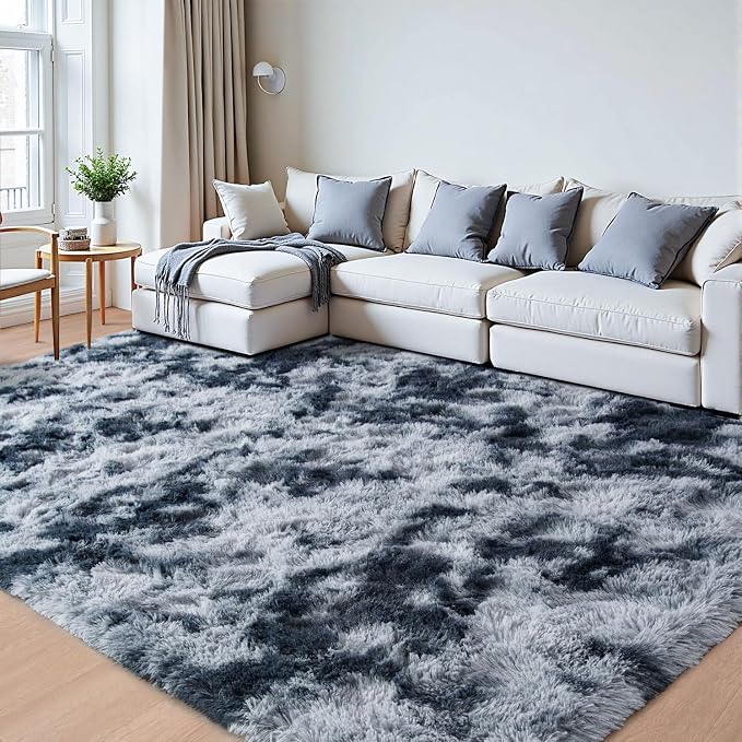 Beglad Shag Rugs for Living Room, Area Rugs 5x7 Feet Upgrade Anti-Skid Modern - Image 3