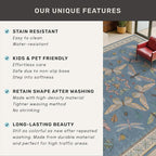 Blue Boho Rugs for Living Room - Image 7