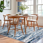 Modern Abstract 6x9 Machine Washable Living Room Rug Non-Slip Soft Bedroom Area - Image 2