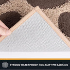 PURRUGS Dirt Trapping Door Mat 32" x 47", Non-Skid/Slip Machine Washable - Image 6
