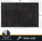 PURRUGS Easy Care Area Rug 4.5ft x 7ft, Non-Slip Washable Entryway Rug - Image 2