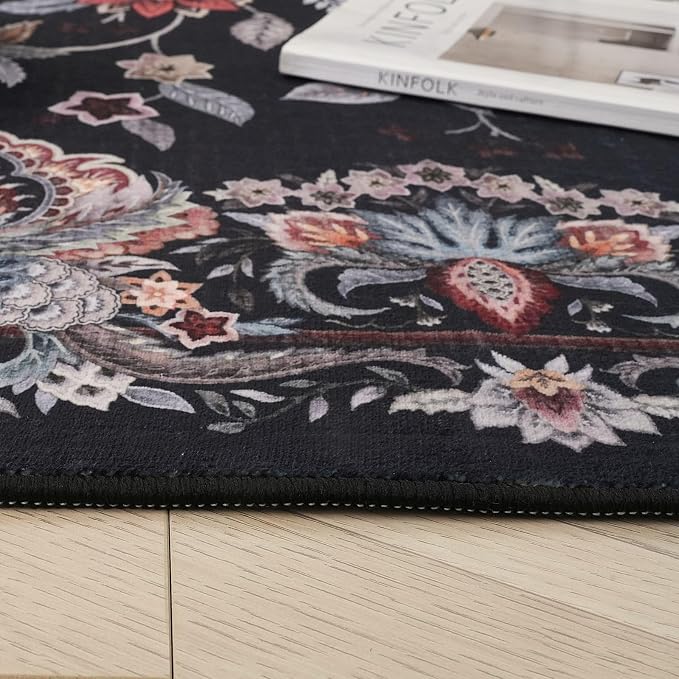 Rugcomf Vintage Paisley Kitchen Runner Rug 2'x6' - Image 6