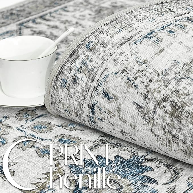 jinchan Kalen Runner Rug 2x8 Washable Hallway Rug Vintage Runner Indoor Floor - Image 7