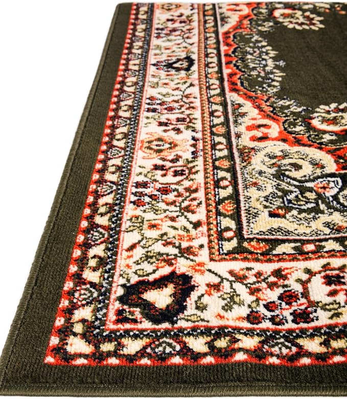 Unique Loom Reza Collection Traditional Persian Style Area Rug, 4 x 6 ft - Image 5