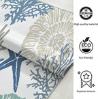 Tritard Coastal Area Rugs Nautical Beach Themed Non-Slip Machine Washable Rugs - Image 6