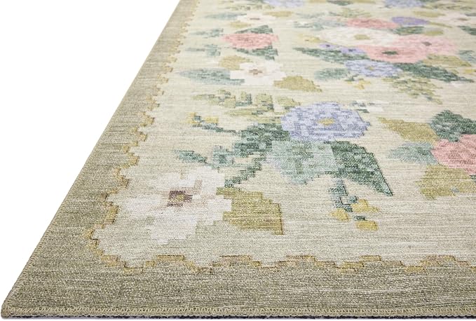 Loloi Rifle Paper Co. Rosa Collection RSA-02 Cream/Multi 8'-4" x 11'-6" Area Rug - Image 3