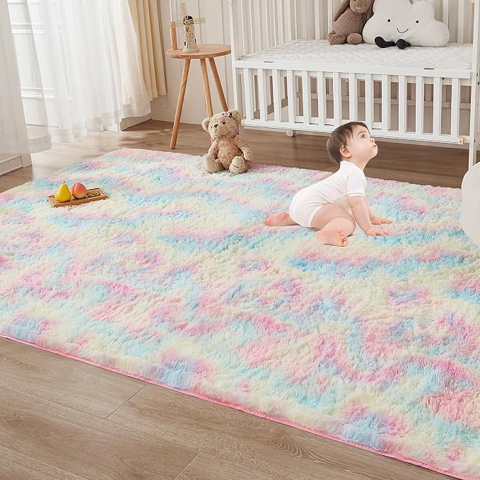 Andency 6x9 Area Rugs, Large Shag Fluffy Soft Shaggy Rugs - Image 7