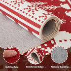 WITSHOCK Christmas Area Rugs for Living Room: 5x7 Stain Resistant Non-Slip - Image 8