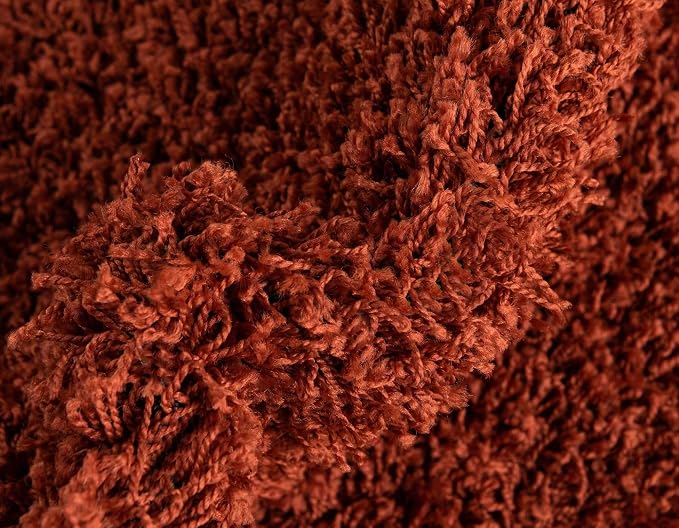 Unique Loom Solid Shag Collection Area Rug - Image 12