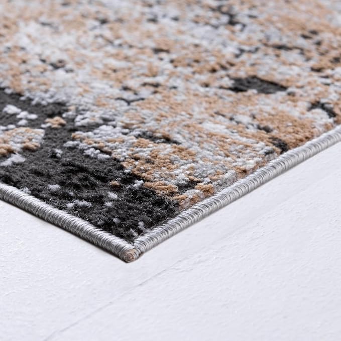 Rugs.com Leipzig Collection Rug – 10x14 Beige Low-Pile Rug Perfect - Image 4