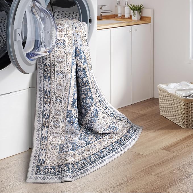 zesthome 10x14 Area Rugs, Stain Resistant Washable Rug, Ultra-Thin Rugs - Image 6