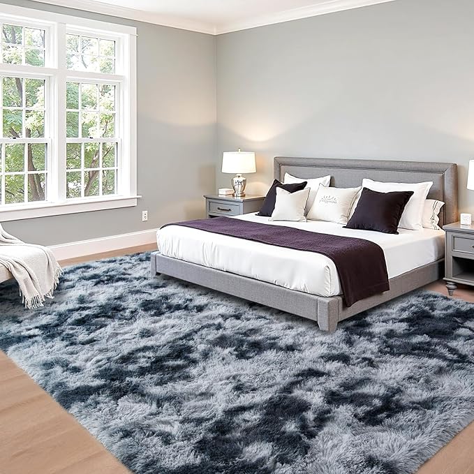 Beglad Shag Rugs for Living Room, Area Rugs 5x7 Feet Upgrade Anti-Skid Modern - Image 2