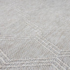 LUXE WEAVERS Modern Farmhouse Beige 5x7 Washable Area Rug, Anti-Slip Diamond - Image 4
