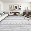10x14 Area Rugs for Living Room Machine Washable Rug Distressed Indoor Carpet by Tchdio
