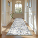 jinchan Kalen Runner Rug 3x10 Washable Hallway Rug Vintage Runner Indoor Floor by JINCHAN