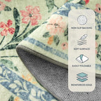Lahome Machine Washable Area Rugs 8x10 Non Slip, Soft Boho Living Room Rugs - Image 8