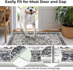 KOZYFLY Boho Runner Rug 3x8 Ft Washable Hallway Rug Faux Wool Printed Long - Image 6