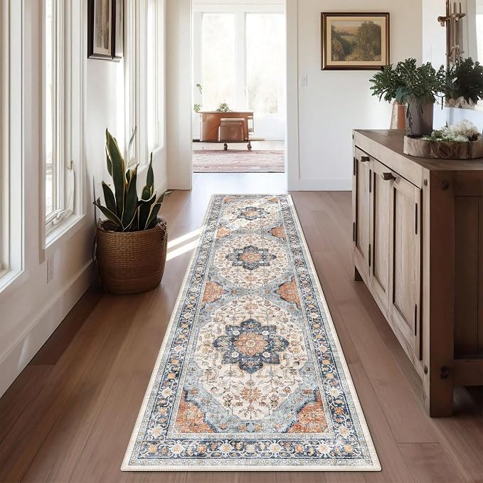 vivorug Runner Rug 2'x7' Washable Non-Slip Boho Runners by vivorug