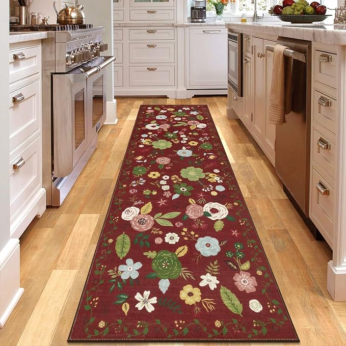 U'Artlines Red Christmas Runner Rug - Image 8