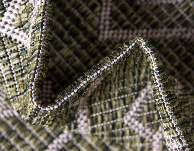 Unique Loom Outdoor Trellis Collection Area Rug - Image 7