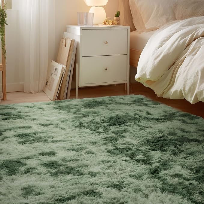 Andency 8x10 Area Rugs for Living Room, Non-Slip Fluffy Soft Large Shag Bedroom - Image 4
