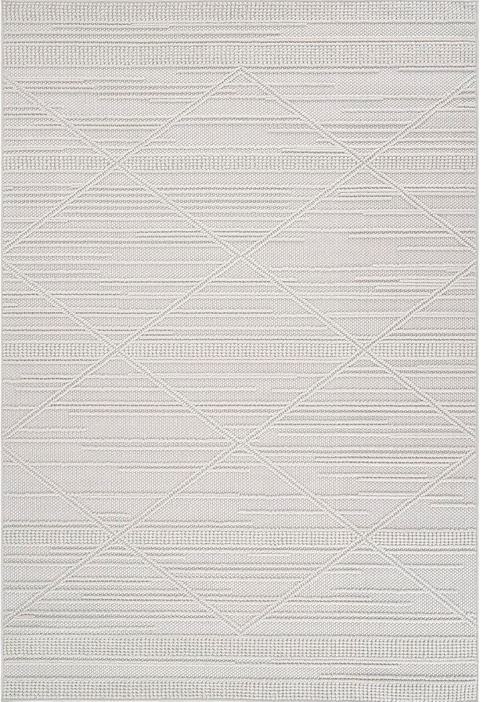 CAMILSON Micro Loop Rug 6x9 Modern Luxury Geometric Pattern Area Rugs Soft High - Image 3