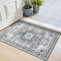 LUMI Indoor Thin Door Mat, 24x36 Washable Small Inside Doormat, Non Slip Low by LUMI