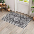 Dripex Vintage Washable Rug 2x3 Indoor Door Mat Non-Slip Entryway Rug by Dripex