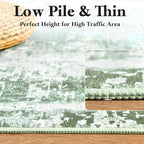 Washable Abstract Rug, 4x6 Modern Area Rugs - Image 8