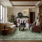 8x10 Washable Area Rugs Ultral Soft Non-Slip Stain Resistant Vintage Boho Large - Image 5