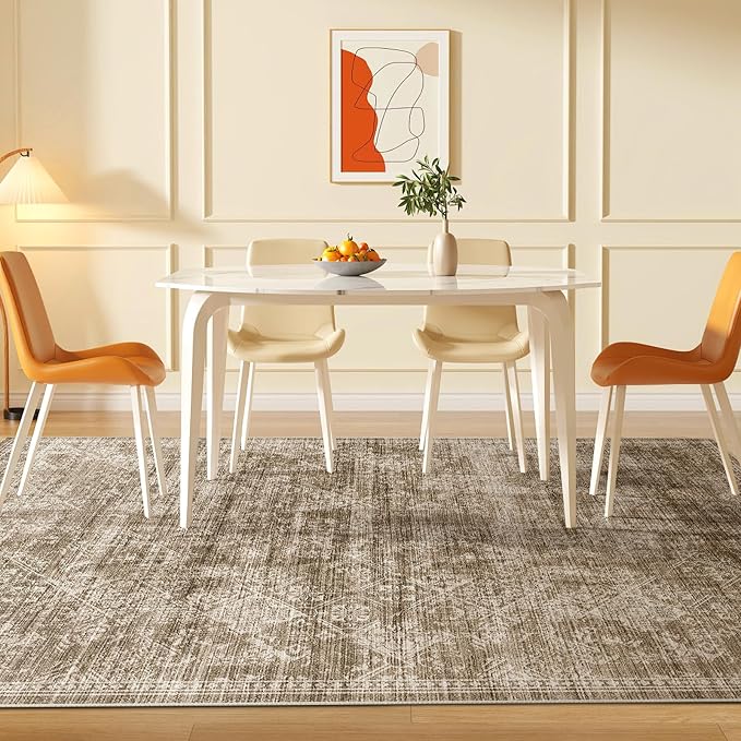 WITSHOCK 6x9 Area Rugs for Living Room: Machine Washable Non Slip Modern - Image 4