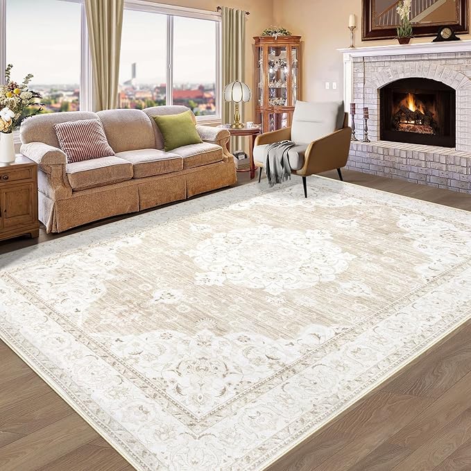 Vintage Living Room Area Rug by AOYAOMI