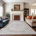 Area Rug - 9x12 Large Dining Room Rug Soft Living Room Mat, Vintage Washable by Unknown