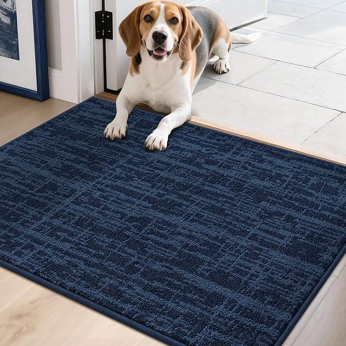 COSY HOMEER-Door-Mat Dirt Trapper Entryway Rugs 20"x32" Non Slip Washable by COSYHOMEER
