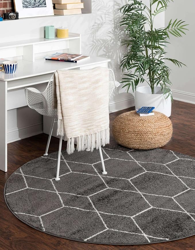 Unique Loom Trellis Frieze Collection Area Rug - Image 4
