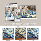 Flatwoven High Traffic Area Rug 4x6, Waterproof Patio - Image 6