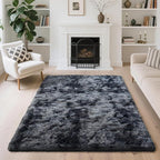 4x6 Area Rugs for Living Room Bedroom, Soft Fluffy Shaggy Bedside Rug, Indoor - Image 2