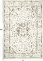 zesthome Washable Rug 6x9 Area Rugs, Stain Resistant Rugs - Image 2