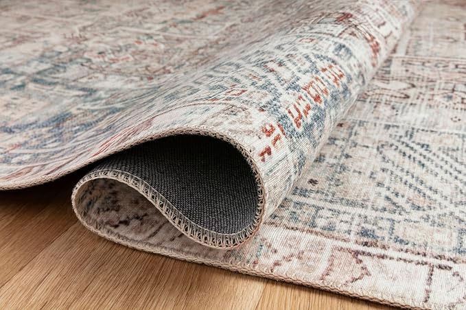 Loloi Chris Loves Julia Jules Collection JUL-07 Natural/Ocean 2'-6'' x 12'-0'' - Image 10
