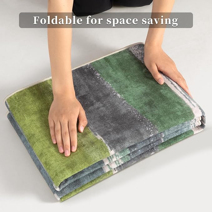 Ciicool Modern Abstract Green Rug - Image 6