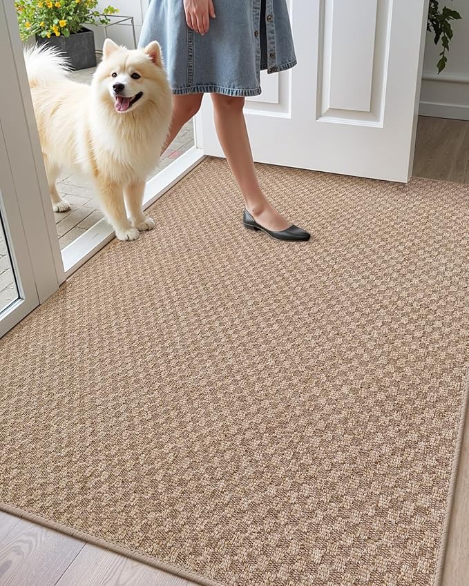 Color&Geometry Large Front Door Mat Indoor Entrance Non Slip Rubber Backed by COLORG