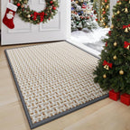 Door Mat Entrance 24"x35", Dirt Resistant and Absorbent, Non-Slip Rubber by YDKGL