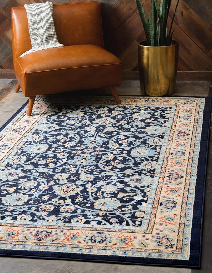 Unique Loom Sialk Hill Collection Area Rug by UniqueLoom