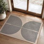 Lahome Rainbow Easy Jute Rug, 2x3 Farmhouse Kitchen Rugs Non Slip Washable - Image 6