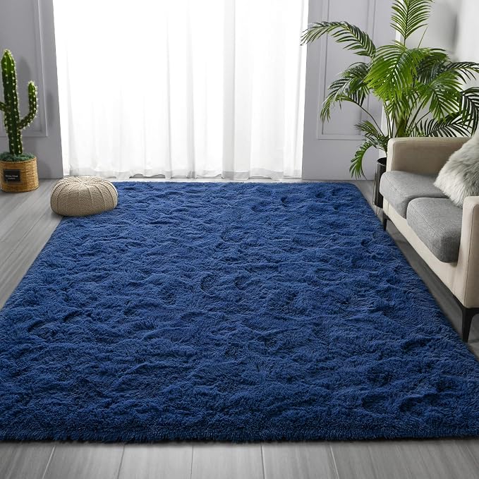 Large Shag Area Rugs 5 x 8, Plush Fuzzy Rugs - Image 3