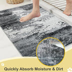 COMSLE Door Mat Soft Absorbent Indoor Front Entryway Rug Machine Washable - Image 5